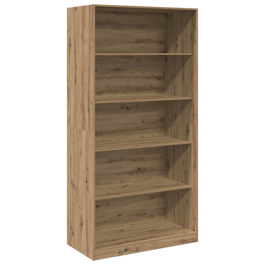 Armario de madera de ingeniería roble artesanal 100x50x200 cm