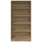 Armario de madera de ingeniería roble artesanal 100x50x200 cm