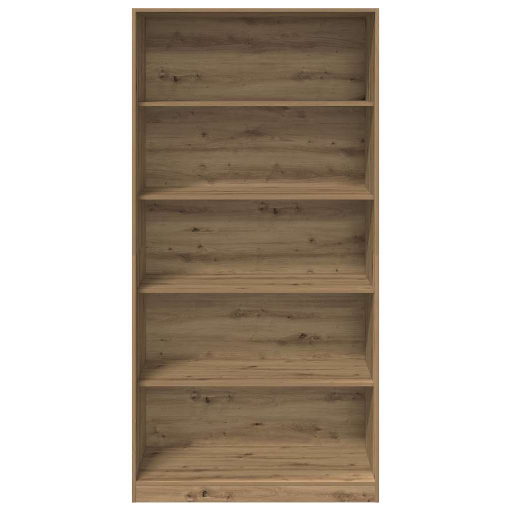 Armario de madera de ingeniería roble artesanal 100x50x200 cm