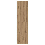 Armario de madera de ingeniería roble artesanal 100x50x200 cm