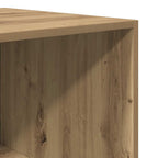 Armario de madera de ingeniería roble artesanal 100x50x200 cm