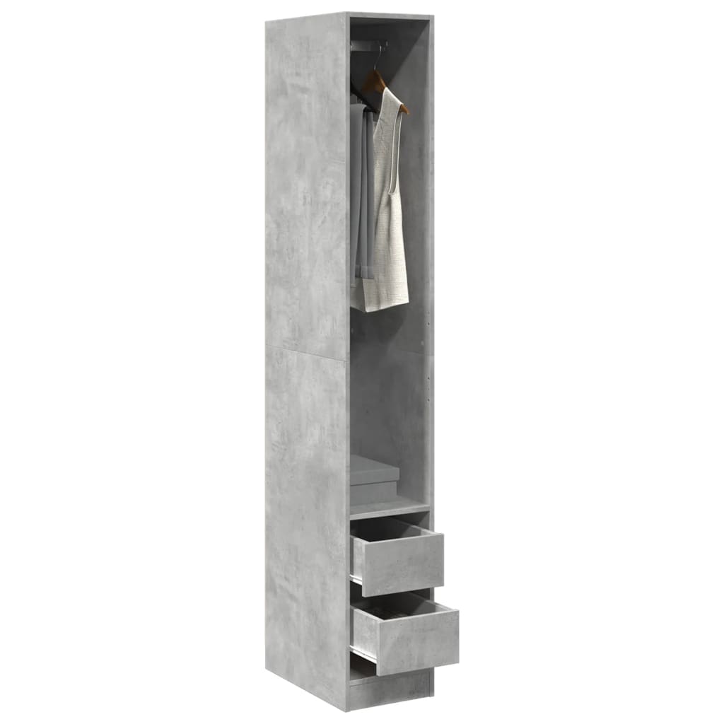 Armario de madera contrachapada blanco 100x50x200 cm