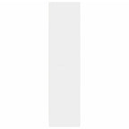 Armario de madera contrachapada blanco 100x50x200 cm