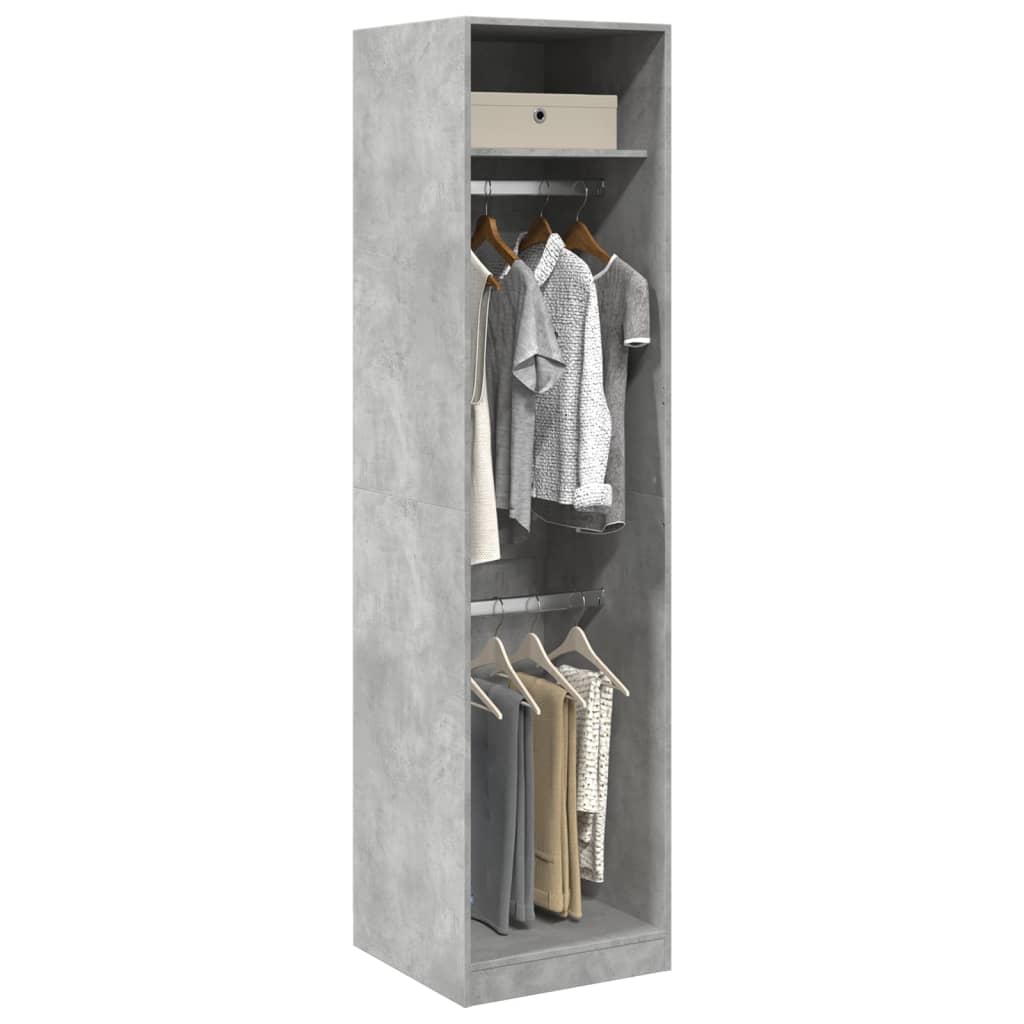 Armario de madera contrachapada blanco 100x50x200 cm