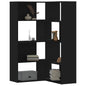 Estantería de esquina 3 niveles madera blanco 50x50x102 cm