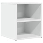 Mueble de esquina madera de ingeniería blanco 160x40x45 cm