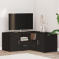 Mueble de esquina madera de ingeniería blanco 160x40x45 cm