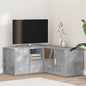 Mueble de esquina madera de ingeniería blanco 160x40x45 cm