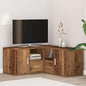 Mueble de esquina madera de ingeniería blanco 160x40x45 cm