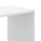 Estantería de madera de ingeniería blanca 102x32x108 cm
