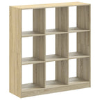 Estantería de madera de ingeniería roble Sonoma 102x32x108 cm