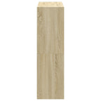 Estantería de madera de ingeniería roble Sonoma 102x32x108 cm