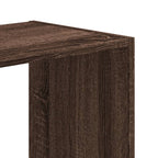 Estantería madera de ingeniería marrón roble 102x32x108 cm