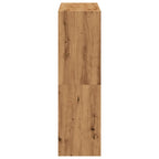 Estantería de madera de ingeniería roble artesano 102x32x108 cm