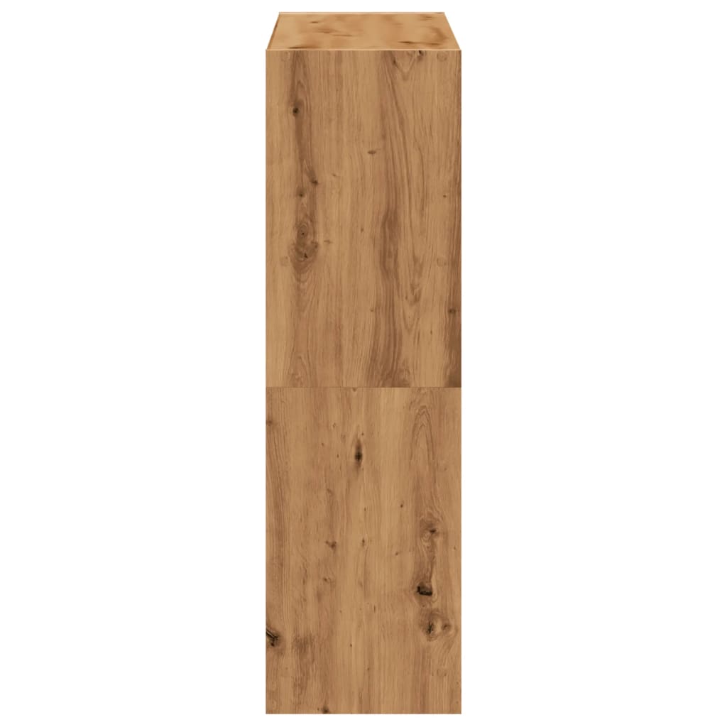 Estantería de madera de ingeniería roble artesano 102x32x108 cm