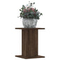 Plant stands 2 pcs engineered wood white 17x17x60 cm