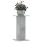 Plant stands 2 pcs engineered wood white 17x17x60 cm