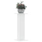Plant stands 2 pcs engineered wood white 17x17x60 cm