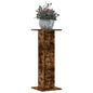 Plant stands 2 pcs engineered wood white 17x17x60 cm