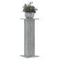 Plant stands 2 pcs engineered wood white 17x17x60 cm