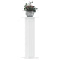 Plant stands 2 pcs engineered wood white 17x17x60 cm