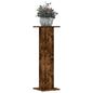Plant stands 2 pcs engineered wood white 17x17x60 cm