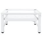 Soporte pedestal para lavadora con estante extraíble blanco