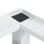 Soporte pedestal para lavadora con estante extraíble blanco