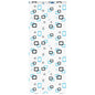 Roller blind for shower cassette fabric 100x240 cm width 96 cm