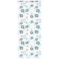Roller blind for shower cassette fabric 100x240 cm width 96 cm