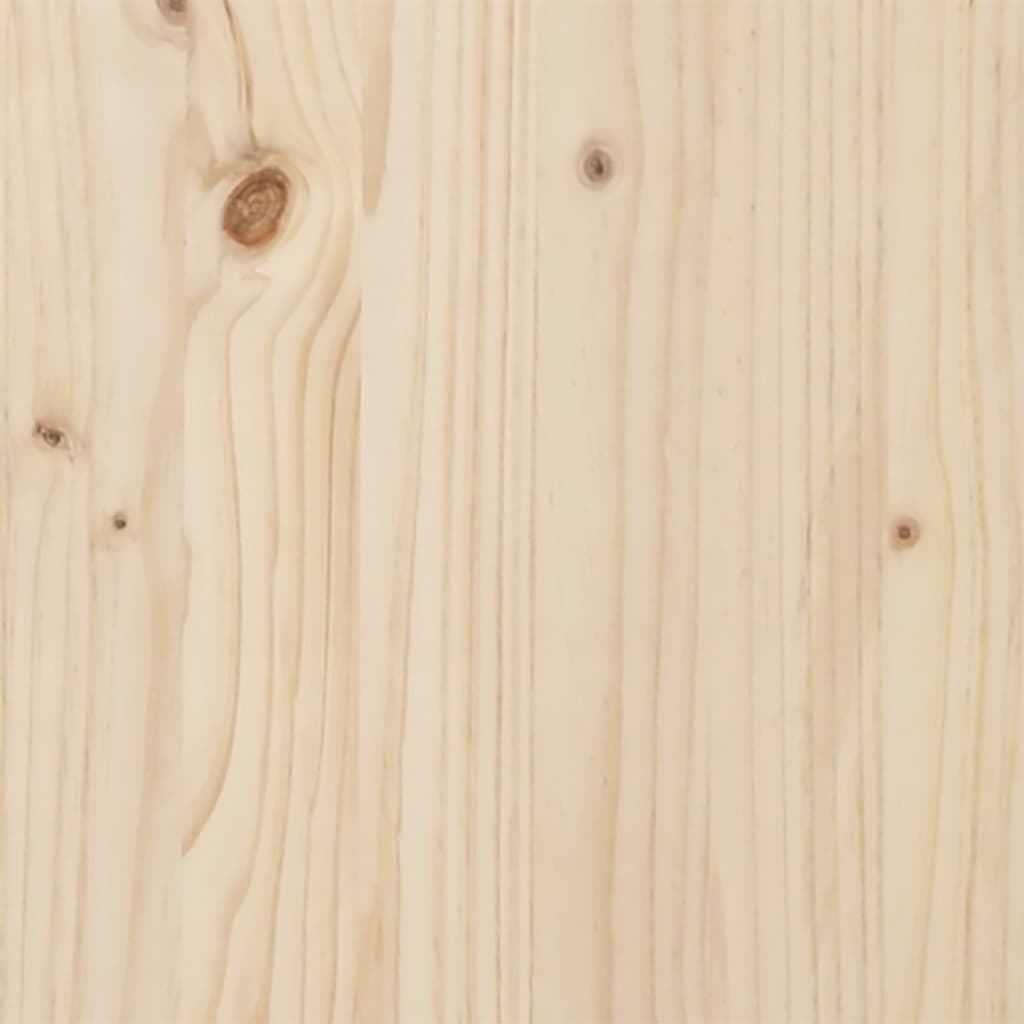 Cama para niños sin colchón madera maciza de pino 75x190 cm