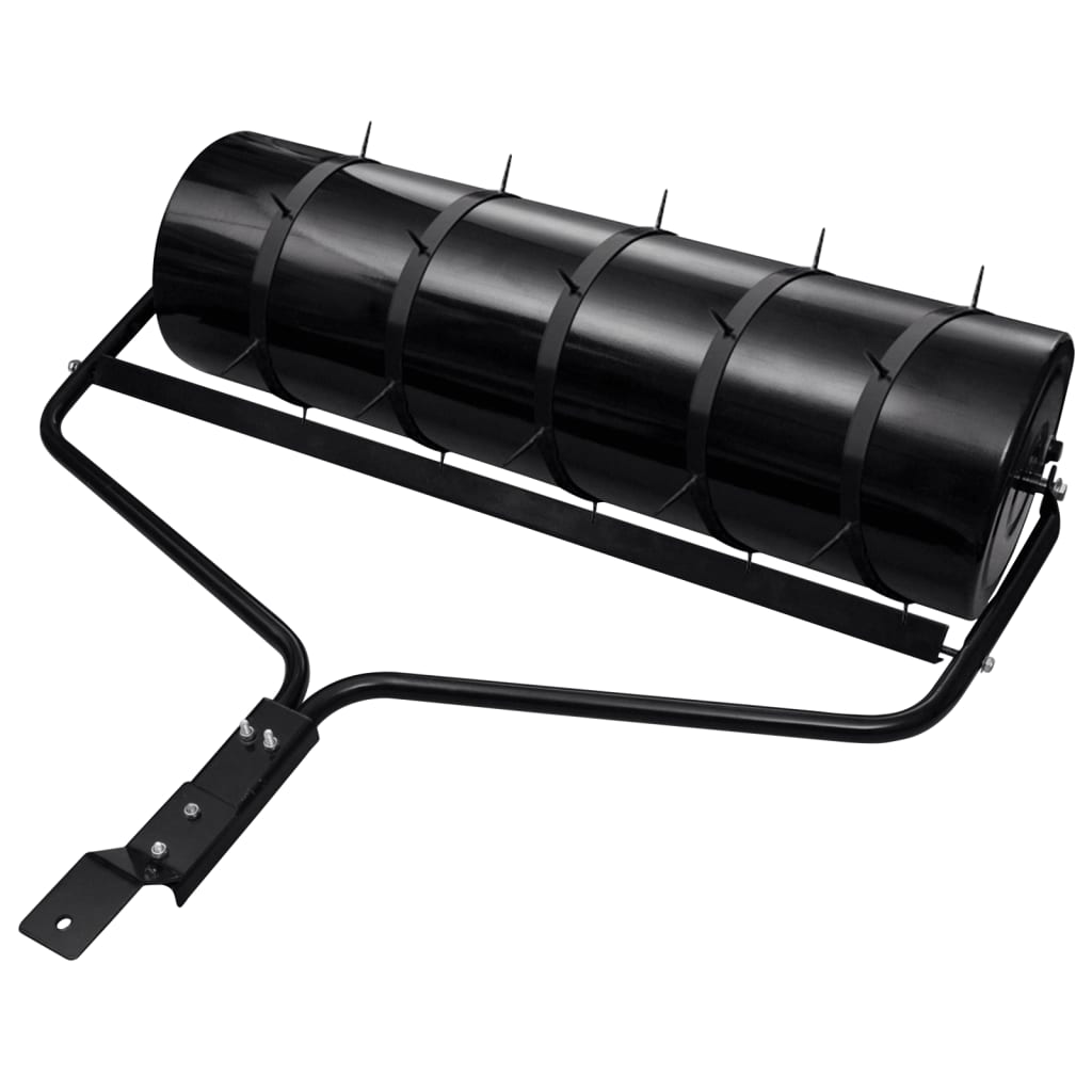 42L Steel and Iron Tow-Behind Lawn Roller with Aerator Clamps