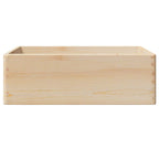 Caja de madera con asas madera maciza pino 40x30x13 cm