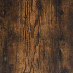 Armario con ruedas madera ingeniería roble ahumado 72x33x42,5cm