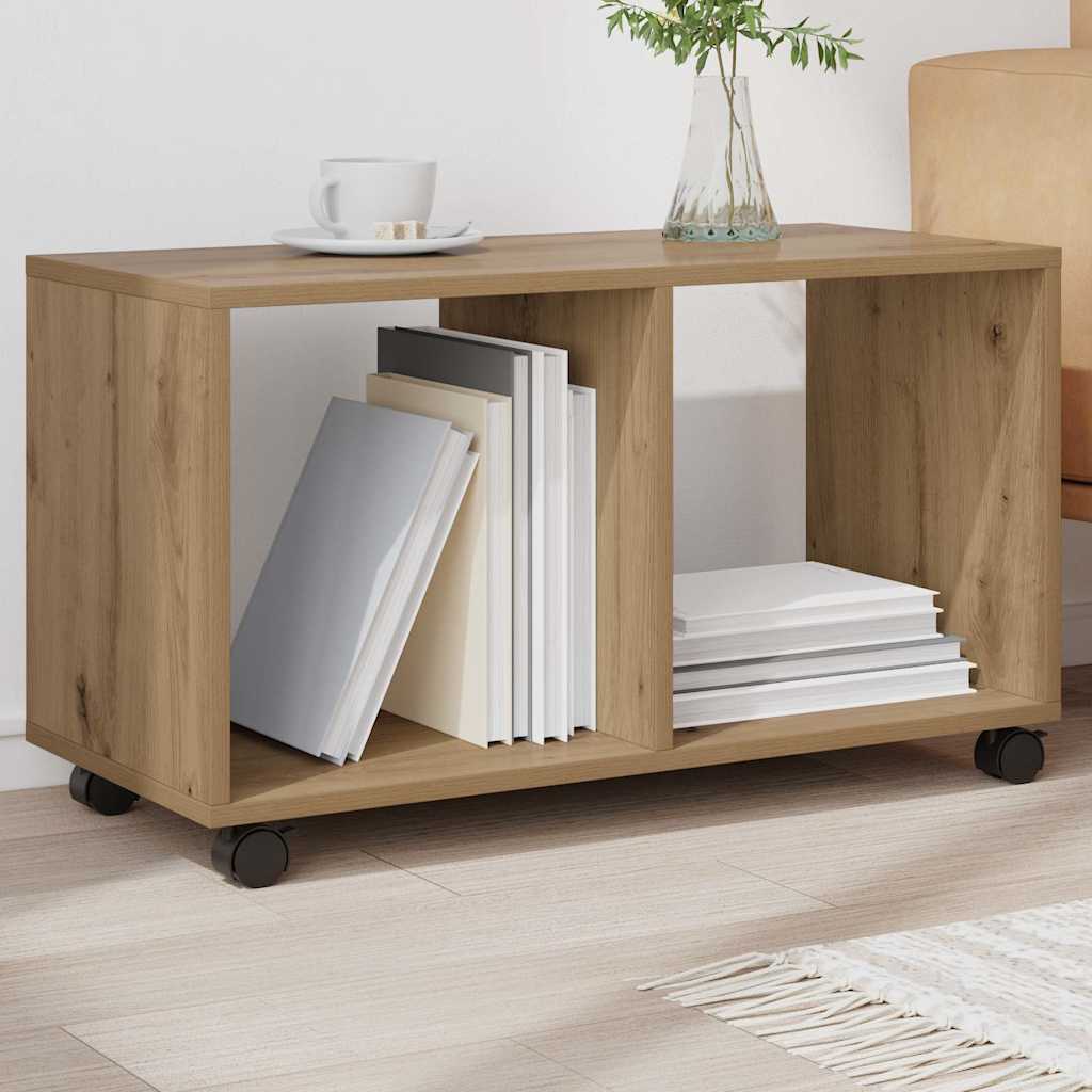 Armario con ruedas madera ingeniería artisian 72x33x42,5 cm