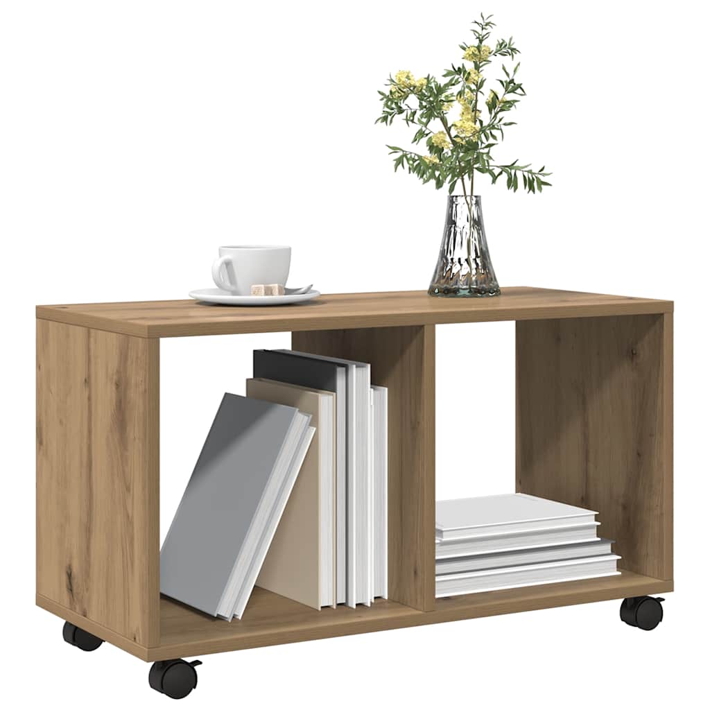 Armario con ruedas madera ingeniería artisian 72x33x42,5 cm
