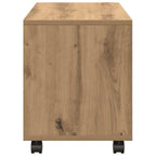 Armario con ruedas madera ingeniería artisian 72x33x42,5 cm