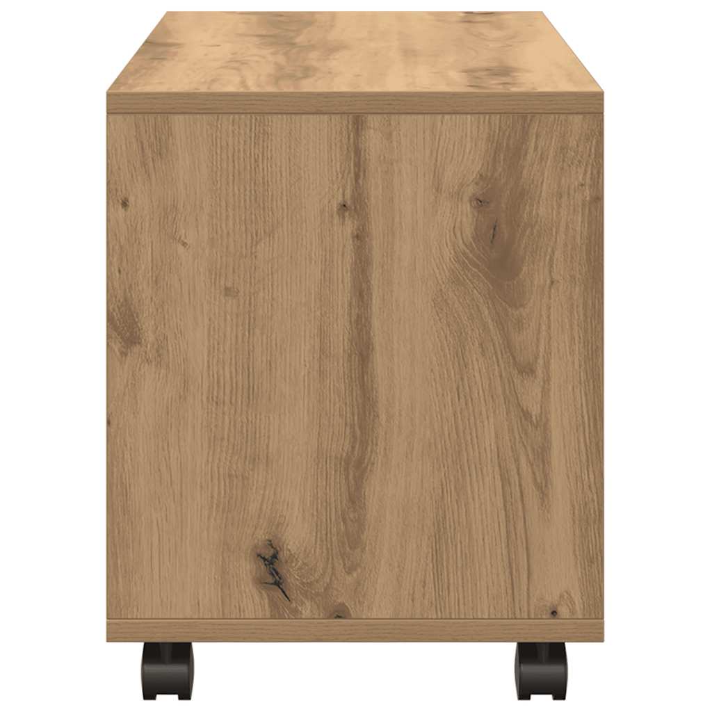 Armario con ruedas madera ingeniería artisian 72x33x42,5 cm