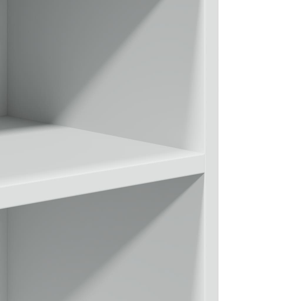 Mesa auxiliar con ruedas madera ingeniería blanco 55x60x78 cm