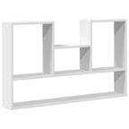 Estante de pared blanco 99x15x60 cm madera de ingeniería