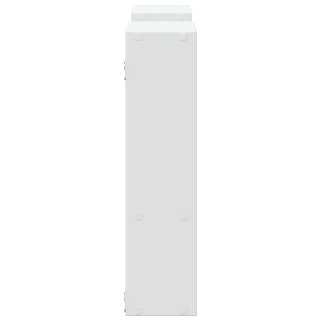 Estante de pared blanco 99x15x60 cm madera de ingeniería