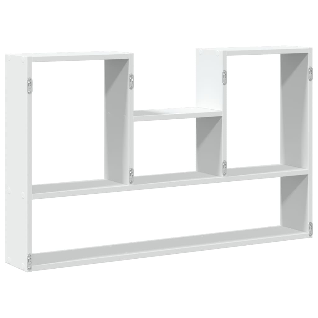Estante de pared blanco 99x15x60 cm madera de ingeniería