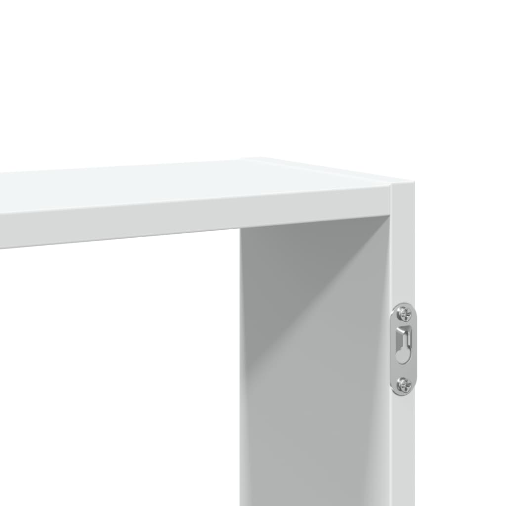 Estante de pared blanco 99x15x60 cm madera de ingeniería