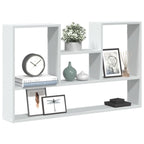 Estante de pared blanco 99x15x60 cm madera de ingeniería