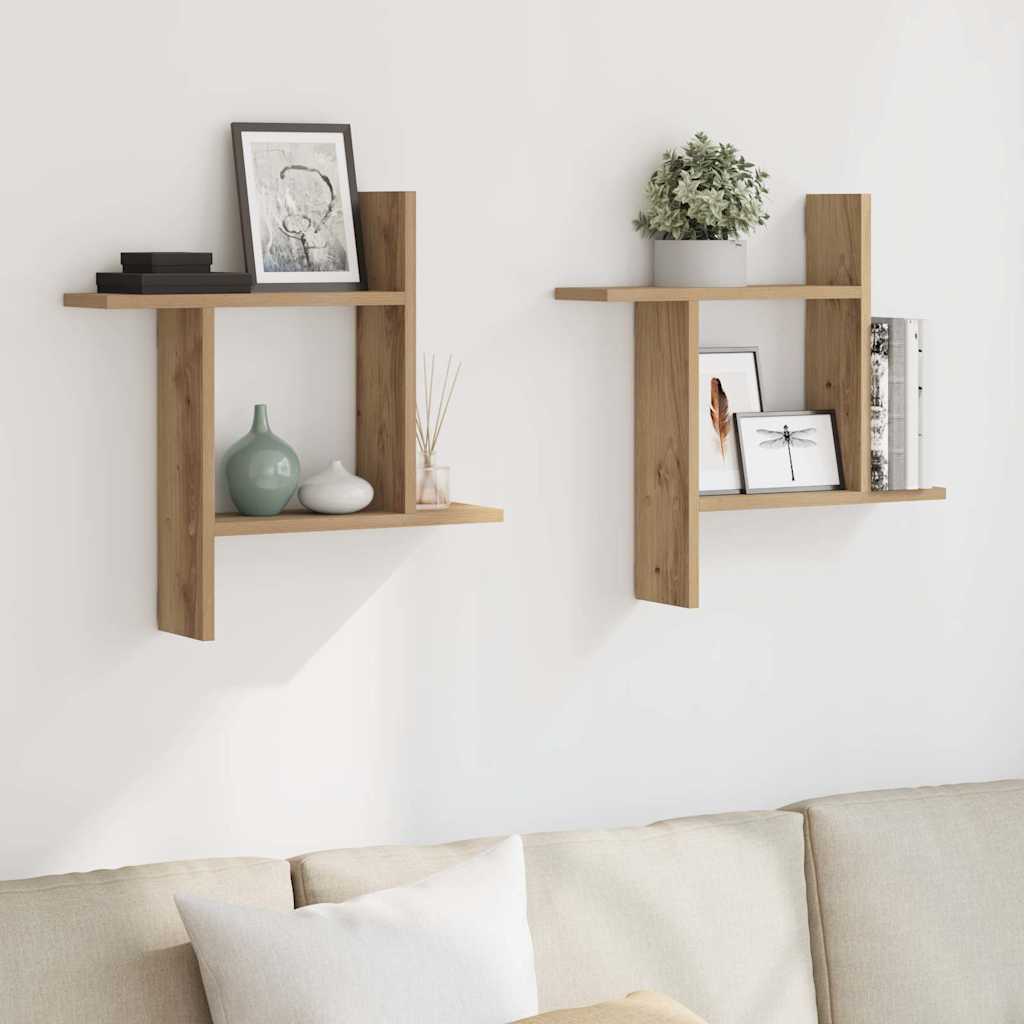 Estante de pared roble negro 90x16x78 cm madera de ingeniería