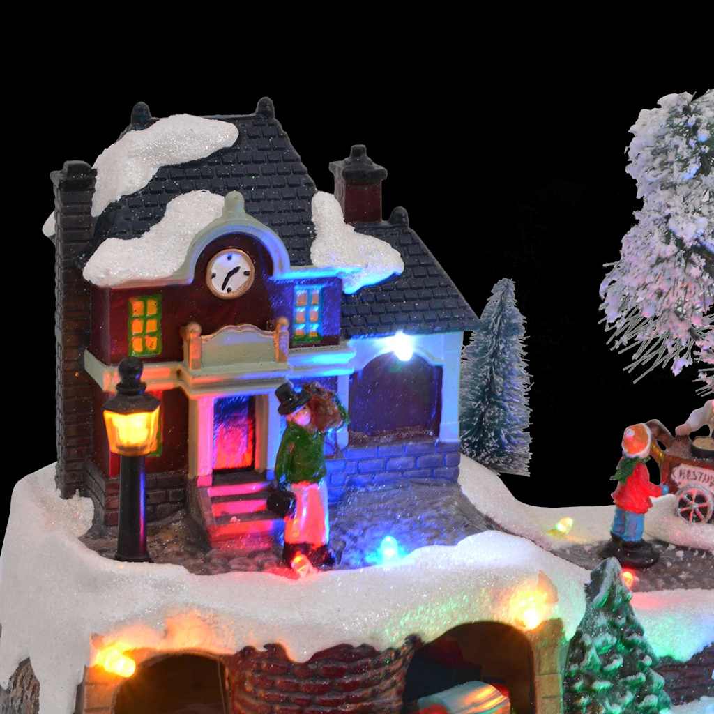 Centro de Mesa Navideño Multicolor 23,5 x 16 x 18,5 cm Resina