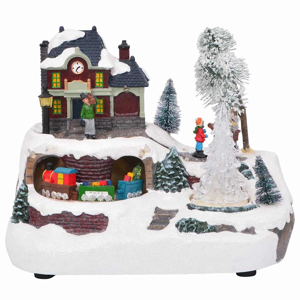 Centro de Mesa Navideño Multicolor 23,5 x 16 x 18,5 cm Resina
