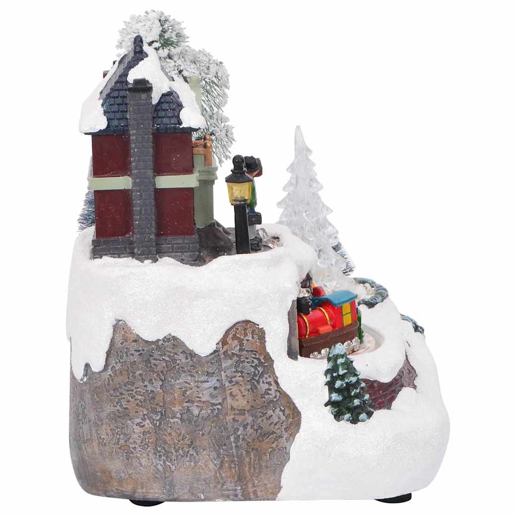 Centro de Mesa Navideño Multicolor 23,5 x 16 x 18,5 cm Resina