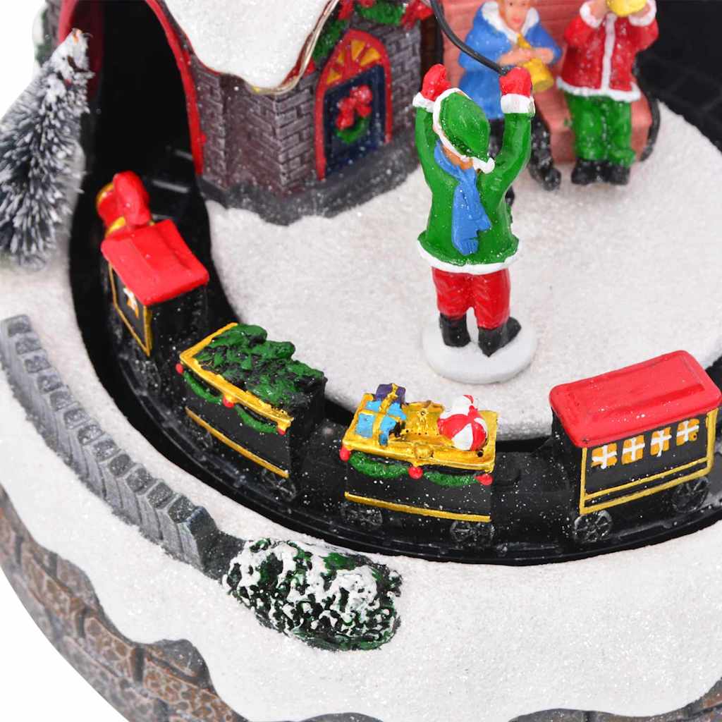 Centro de Mesa Navideño Multicolor 16 x 16 x 19 cm Resina