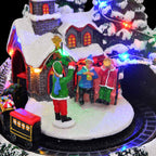 Centro de Mesa Navideño Multicolor 16 x 16 x 19 cm Resina